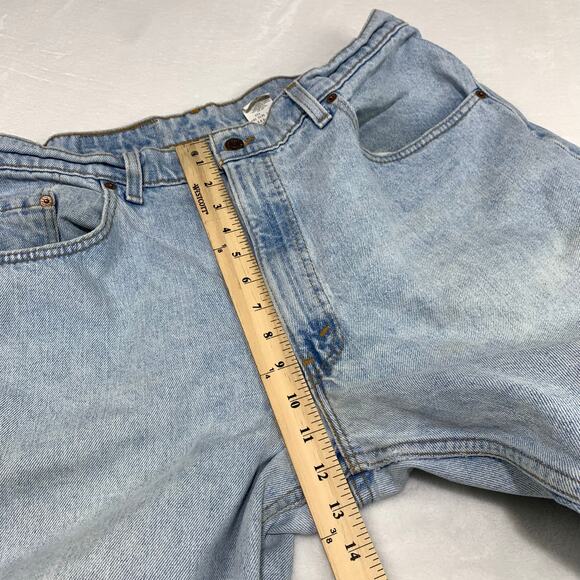 VTG 90s Levis 560 Mens Jeans 38x32 Loose Fit Tapered Leg Made In USA Meas: 36x30 - Picture 10 of 12